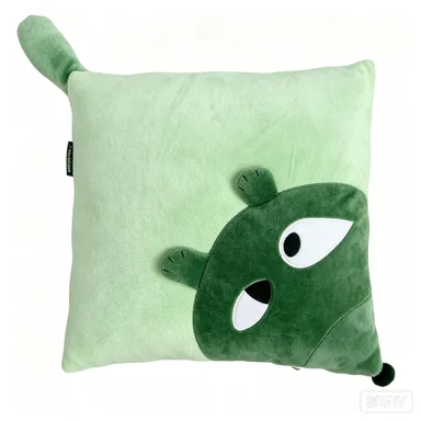 Mint Peekaboo Animal Cushion — design reference