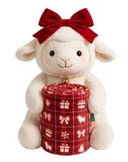 Bow-Topped Lamb and Red Roll — design reference
