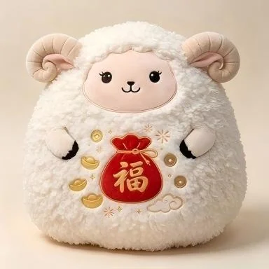 Fortune Bag Ram Cushion, design reference
