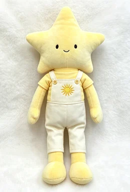 Yellow Star Character Doll — design reference