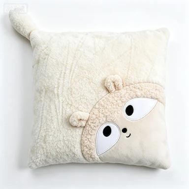 Cream Peekaboo Lamb Cushion, design reference