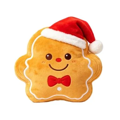 Gingerbread Star Cushion — design reference