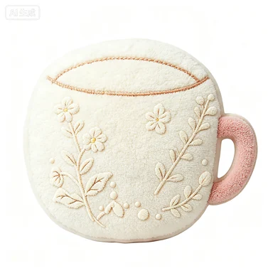 Floral Teacup Cushion, design reference