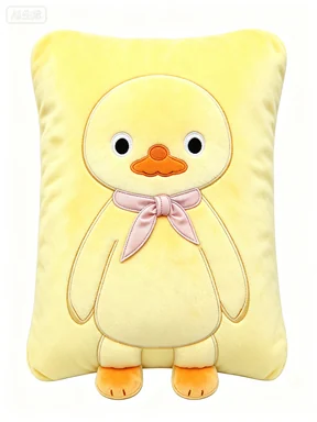 Yellow Duck Applique Cushion — design reference