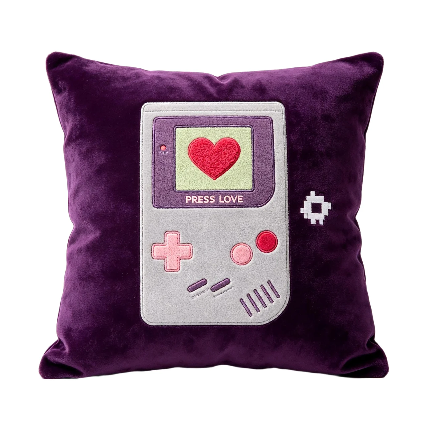 Press Love Game Cushion, design reference