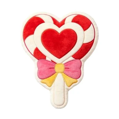 Heart Lollipop Cushion, design reference