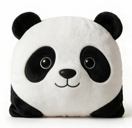 Panda Face Cushion Concept — design reference