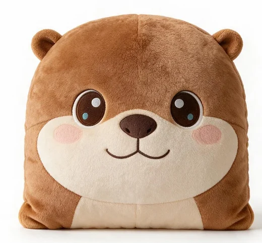 Brown Bear Face Cushion Concept — design reference