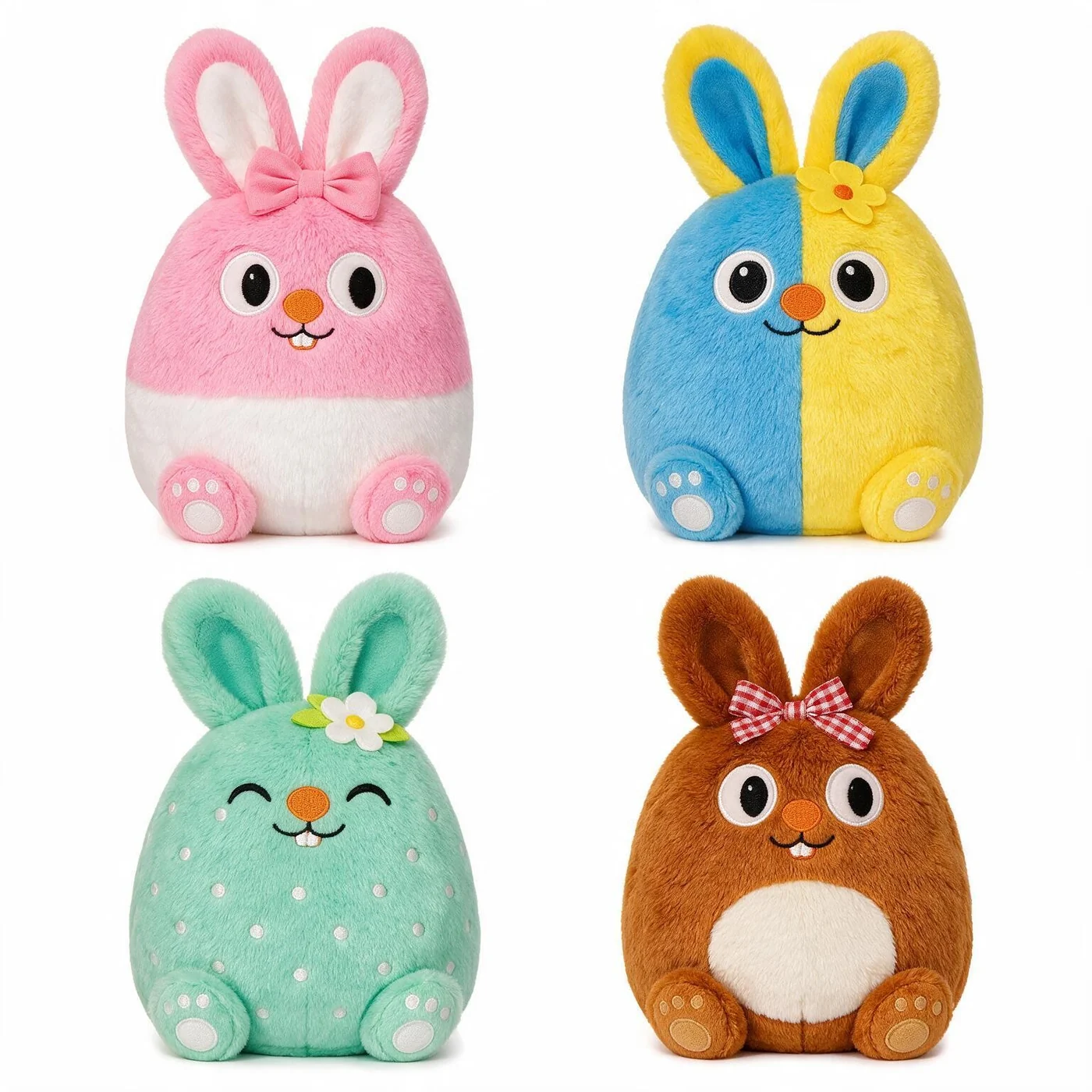 Color-Block Rabbit Cushion Collection, design reference