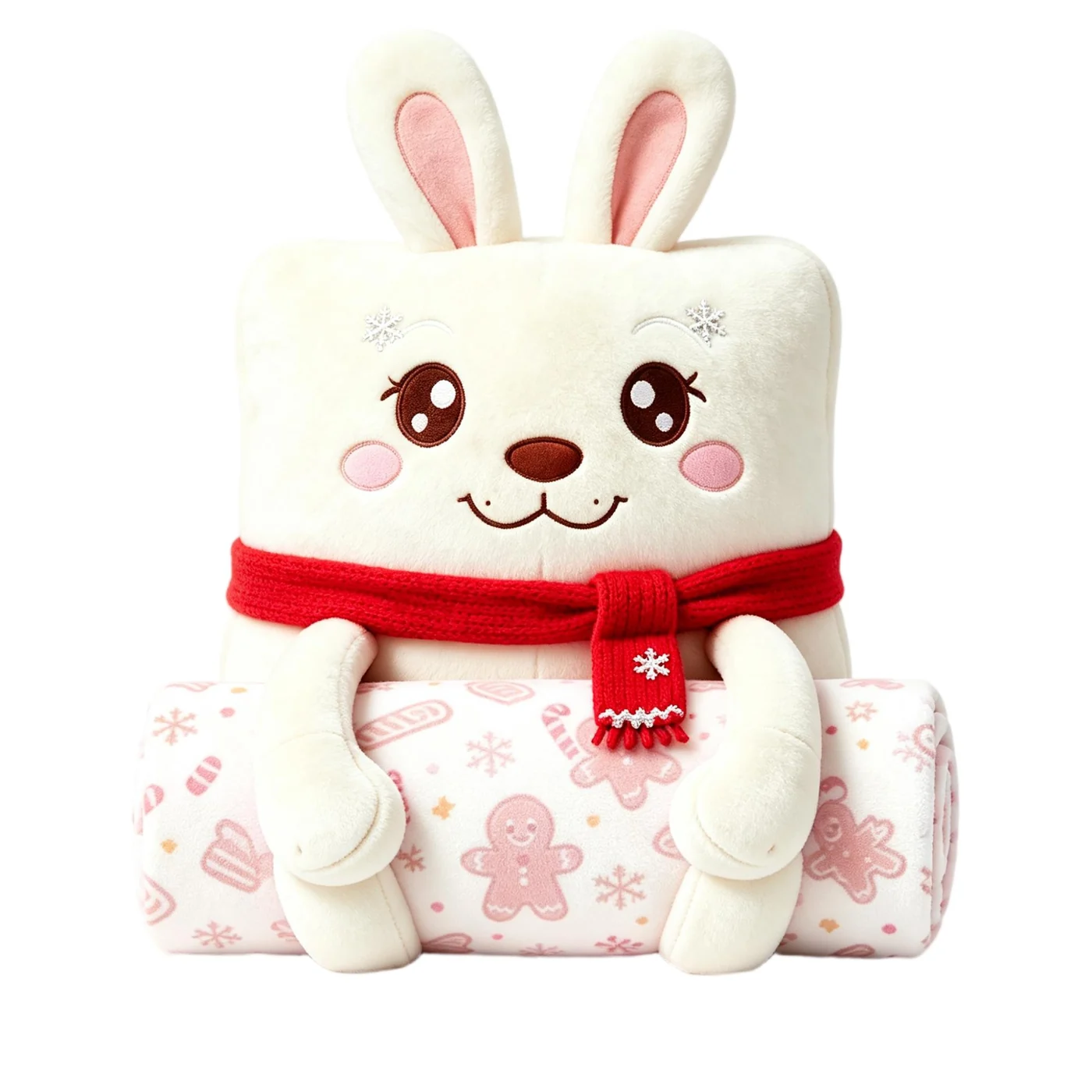 Rabbit Cushion and Floral Blanket Concept, design reference