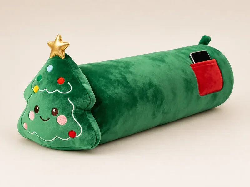 Christmas Bolster Pillow Design 11 — ABLE-PILLOW-038