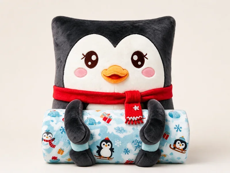 Christmas Cushion & Blanket Set 2 — ABLE-BLKT-026