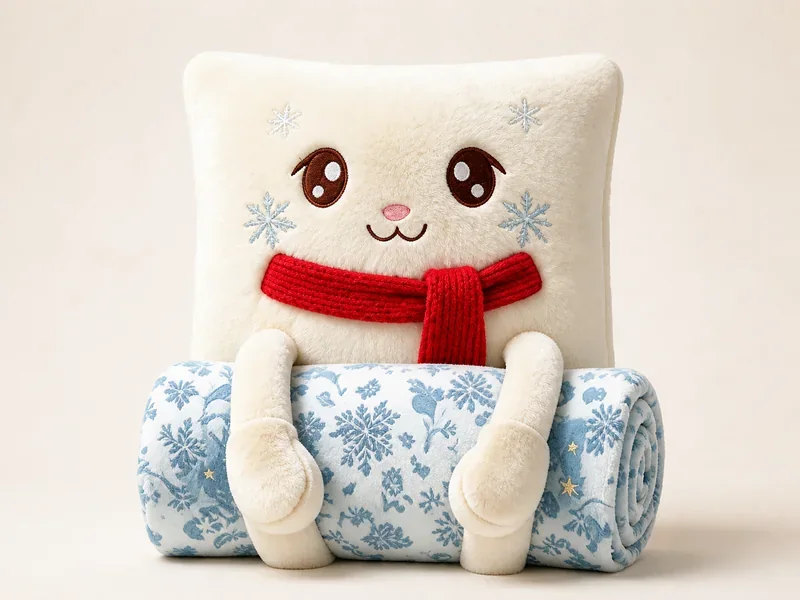 Christmas Cushion & Blanket Set 3 — ABLE-BLKT-027