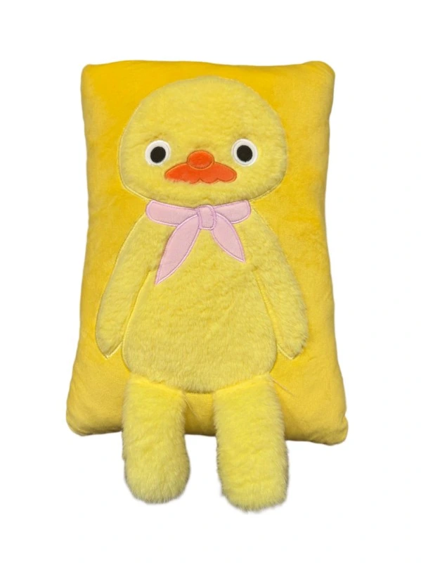 Yellow duck panel cushion — WB2-003