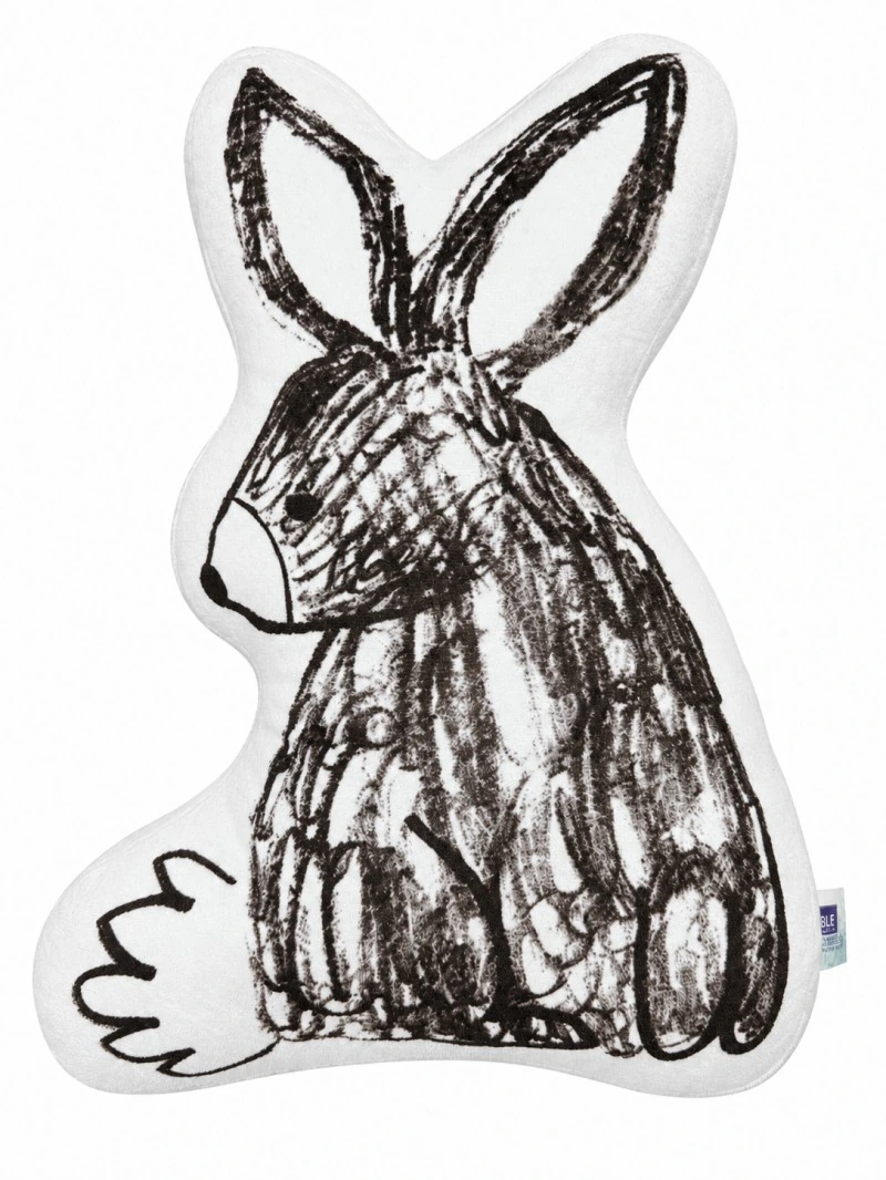 Back-facing sketch rabbit — WB2-004
