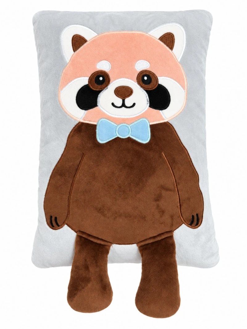 Red panda panel cushion — WB2-014