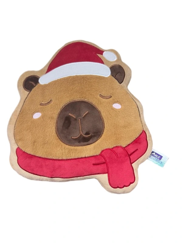 Sleepy Christmas capybara face — WB2-031
