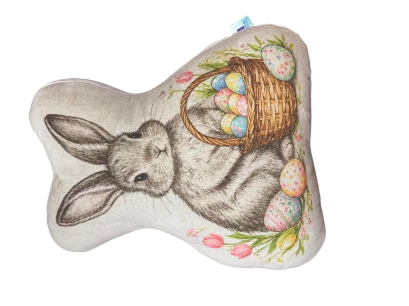 Rabbit with woven-basket motif — WB2-044