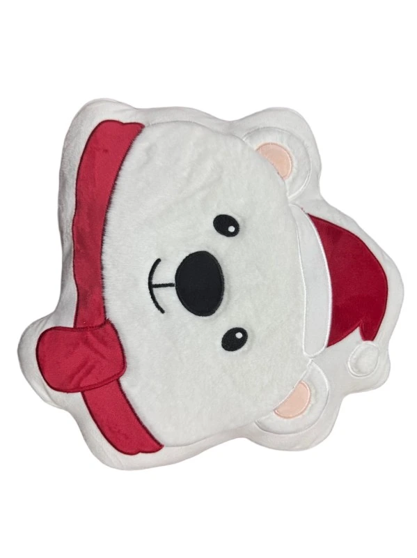 White Christmas bear face — WB2-045